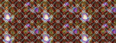 Düz Çiçek Elementleri Tasarımı. Süslü kumaş deseni. Raster illüstrasyonundaki çiçek desenli çizim. Renkli Bahar Teması çizim şablonu.