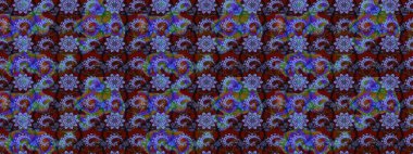 Güzel suluboya yaz çiçekleri deseni..