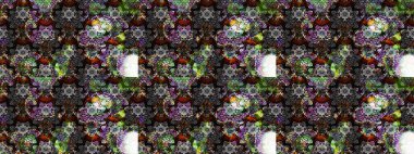 Floral pattern for wedding invitations, greeting cards, scrapbooking, print, gift wrap, manufacturing. Elegant sketch pattern with gray and black flowers in watercolor style, design elements. Editable