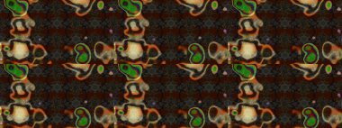 Kahverengi ve gri renkte zarif çiçekli suluboya. Raster illüstrasyonu. Düz Çiçek Elementleri Tasarımı. Renkli Bahar Teması çizim şablonu.