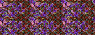 Renkli Bahar Teması eskiz kalıbı. Düz Çiçek Elementleri Tasarımı. Çiçek deseni. Raster çizimi. Güzel kumaş deseni..