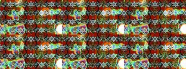 Parlak çiçekli kolaj çiçekleri kahverengi ve yeşil. Çiçek tasarımı için inanılmaz bir kolaj cenneti tarzı. Çiçekli zambaklar eskiz arka planı.