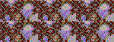 Gri ve kahverengi renkli çiçekler. Küçük çiçekte sevimli çiçek deseni var..