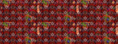 Güzel kumaş deseni. Raster illüstrasyonu. Hoş bir çiçek geçmişi var. Küçük çiçekte çizim deseni.