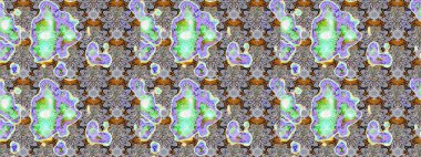 Gri ve nötr renklerde bahar çiçekleri. Raster illüstrasyonu. Çiçek ve yapraklı karalama şeklinde Raster çiçek deseni.