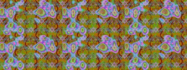 Raster. Güzel suluboya çiçekler, parlak resim ilham verici yeşil ve kahverengi çiçek desenli eskiz arka plan.