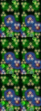 Çiçek arkaplan. Yeşil renkli şirin tekstil. Çiçek duvar kâğıdı. Renkli çizim kalıbı. Raster illüstrasyonu.