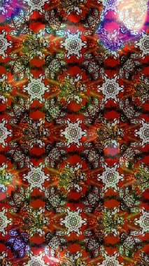 Tony 'nin kumaş kalıbını çiz. Modaya uygun kumaş deseni. Küçük çiçekteki sevimli çiçek deseni. Raster illüstrasyonu.