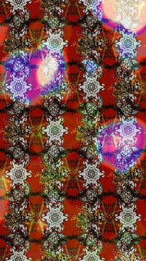 Kahverengi ve gri renkli çiçekler. Çiçekli karalama şeklinde Raster çiçek deseni. Yumuşak, yaz çiçekli arka plan.