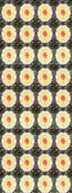 Soyut etnik raster çizim kalıbı. Kabile sanatı boho baskısı, klasik çiçek arkaplanı. Arkaplan dokusu, duvar kağıdı, çiçek teması tarafsız ve yeşil renklerde.