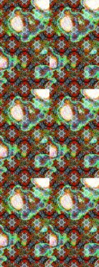 Düz Çiçek Elementleri Tasarımı. Yeşil ve kahverengi renkli çiçekler. Renkli Bahar Teması eskiz kalıbı. Raster illüstrasyonunda çiçek deseni çizimi.