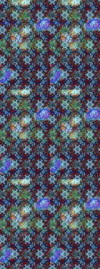 Mavi ve kahverengi renkte çiçekler. Küçük çiçekte sevimli çiçek deseni var..