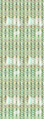 Tarafsız ve bej renklerde Asya tekstili. Raster illüstrasyonu. Çiçek desenini çiz.