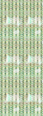 Tarafsız ve bej renklerde Asya tekstili. Raster illüstrasyonu. Çiçek desenini çiz.