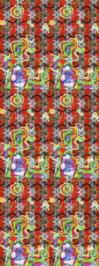 Kırmızı ve nötr renklerde çiçekler olan çiçek deseni çiz. Suluboya tarzında kırmızı ve nötr renkte çiçekler.