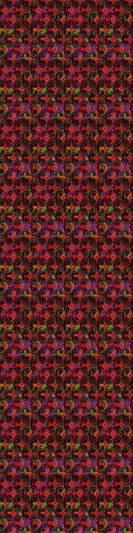 Siyah ve kahverengi renkte çiçekler. Çizim çiçek deseni duvar kâğıdı olarak kullanılabilir. Raster illüstrasyonu.