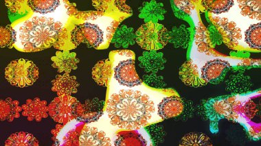 Şatafatlı bahar bahçesi dokusu. Gri ve kahverengi renklerde çiçeksiz. Çiçek deseni. Raster illüstrasyonu. Gri ve kahverengi renkte çiçekler.