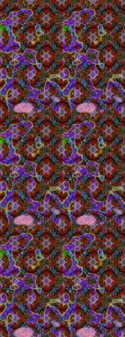 Tekstil, kumaş, kapaklar, duvar kağıtları, baskı, naylon, koleksiyon defteri, örgü, dekupaj için güzel bir eskiz. Küçük kahverengi ve kırmızı çiçeklerle oldukça kaliteli besin torbası deseni.