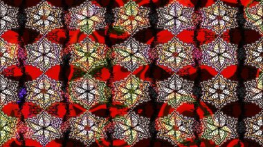 Küçük çiçekteki sevimli çiçek deseni. Siyah ve kahverengi renkte çiçekler. Raster illüstrasyonu.