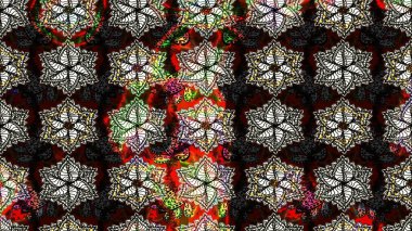 Colour Spring Theme sketch pattern Background. Flowers on black and gray colors. Cute flower raster pattern. Flat Flower Elements Design.