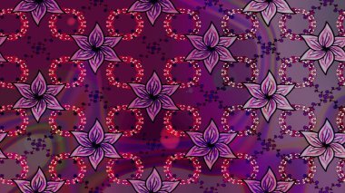 Raster. Colour Spring Theme seamless pattern Background. Flat Flower Elements Design.