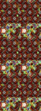 Çiçekli bahar çiçekleri. Küçük çiçekte güzel bir desen. Küçük renkli çiçekler. Moda baskıları için zarif bir şablon. Motley illüstrasyonu.