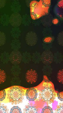 Egzotik çiçekler, gri ve kahverengi renkler üzerine botanik, parlak, klasik bir doğa. Raster illüstrasyonu. Klasik tropikal doğal elementlerin suluboya seti.