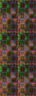 Süslü, dikişsiz, soyut çiçeklerle süslenmiş. Çiçek deseni duvar kağıdı, desen dolguları ve web sayfası arka planı için kullanılabilir. Şekillendirilmiş çiçeklerle kusursuz desen.