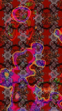 Flower eskiz arka planı. Çiçek deseni. Raster illüstrasyonu. Şatafatlı bahar bahçesi dokusu.