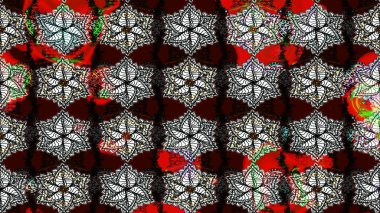 Siyah ve kahverengi çiçekli eskiz deseni, suluboya çiçek deseni, sevimli çiçek, duvar kağıdı, kart veya kumaş için fayanslı. Raster - stok.