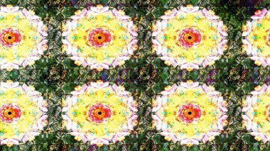 Beautiful watercolor Bouquet of summer flowers sketch pattern. Nice fabric pattern.