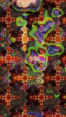 Raster Güzel kumaş deseni. Raster suluboya deseni, narin çiçekler, kahverengi ve siyah çiçekler, tebrik kartı şablonu..