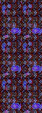 Raster pattern. Raster illustration. Gentle, summer floral on red and violet colors. Cute Floral pattern in the small flower.