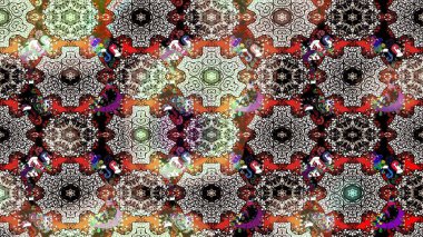 Çiçekli karalama şeklinde Raster çiçek deseni. Yumuşak, bahar çiçekli arka plan. Siyah ve nötr renkte çiçekler.