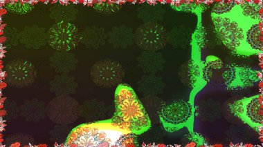 Kusursuz çiçek deseni. Gri ve kahverengi renkli Asya tekstili. Raster illüstrasyonu.