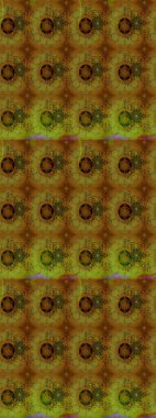 Güzel kumaş deseni. El çizimi. Raster illüstrasyonu. Çiçekler, dallar, otlar ve çiçekler.