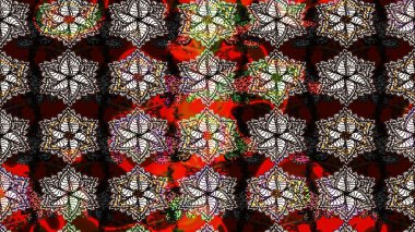 Botanik çizim kalıbı. Suluboya etkisi. Raster deseni. Organik elementler.