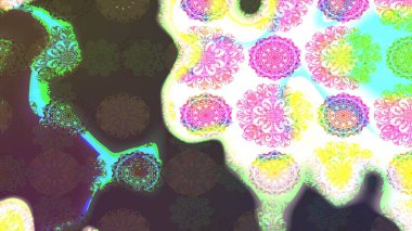 Moda baskıları için zarif bir şablon. Çiçekli yaz çiçekleri. Kusursuz. Küçük çiçekte güzel bir desen. Küçük renkli çiçekler. Motley illüstrasyonu.