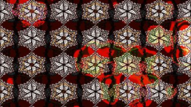 Kabile sanatı boho baskısı, klasik çiçek arkaplanı. Arkaplan dokusu, duvar kağıdı, siyah ve kahverengi renkli çiçek teması. Soyut etnik raster pürüzsüz desen.