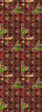 Sabıka fotoğraflarında, bebek kıyafetlerinde, duvar kâğıtlarında, paket kutularında falan kullanılabilir. Zarif, parlak ve eskiz kırmızı ve kahverengi desenli. Raster..