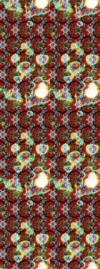 Chichi 'nin kumaş kalıbını çiz. Çiçek deseni. Düz Çiçek Elementleri Tasarımı. Raster illüstrasyonu. Renkli Bahar Teması çizim şablonu.