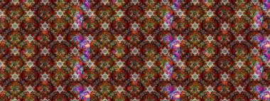 Eskiz klasiği. Düz Çiçek Elementleri Tasarımı. Renkli Bahar Teması eskiz kalıbı. Raster Şirin kumaş deseni.