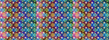 Tekstil veya kitap kapakları, imalat, duvar kağıtları, baskı, hediye paketi ve yapıştırma kitabı için çiçek eskizi geçmişi. Raster illüstrasyonu. Küçük ölçekli çiçeklerdeki basit sevimli desen.