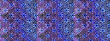 El çizimi Raster çizimi. Duvar kağıdı, web sitesi arka planı, ambalaj kağıdı, davetiye, broşür, afiş veya web sitesi için kusursuz çiçek deseni kullanılabilir. Karalama elementleri.