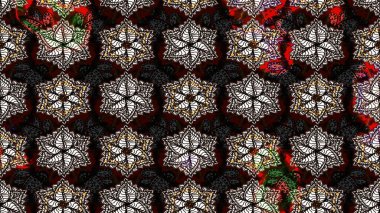 Raster illüstrasyonu. Tekstil veya kitap kapakları, imalat, duvar kağıtları, baskı, hediye paketi ve yapıştırma kitabı için çiçek eskizi geçmişi. Küçük ölçekli çiçeklerdeki basit sevimli desen.