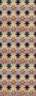 Davetiye ve kartpostal tasarımı için dekoratif çiçek unsurları. Poster ya da kapak için arka plan. Tekstil için figür. Yapraklı çizim şekli. Sevimli zarif çiçekler Raster illüstrasyonu.