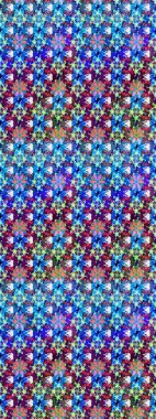 Yumuşak, yaz çiçekli arka plan. Mavi ve mor renkli çiçekler. Raster çiçek desenli ve çiçekli..