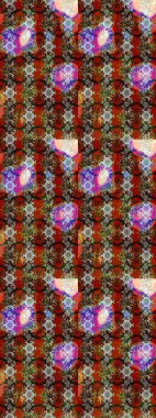 Kahverengi ve gri renkli çiçekler. Çiçekli karalama şeklinde Raster çiçek deseni. Yumuşak, yaz çiçekli arka plan.