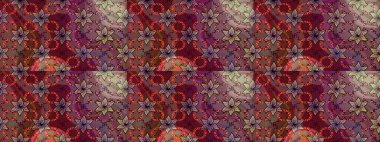 Motley illüstrasyonu. Küçük renkli çiçekler. Çiçekli bahar çiçekleri. Moda baskıları için zarif bir şablon. Kusursuz. Küçük çiçekte şirin desenler.