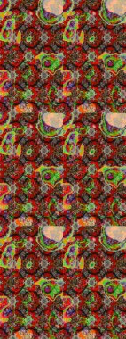 Sevimli çiçek raster deseni. Renkli çiçekler. Düz Çiçek Elementleri Tasarımı. Renk Bahar Teması eskiz şablonu.